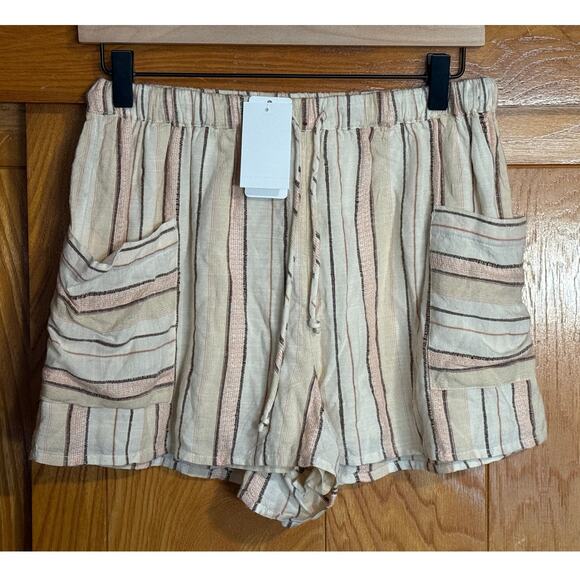 l*space Pants - NWT Women's L*Space "Play It Cool" Striped Shorts, Size M